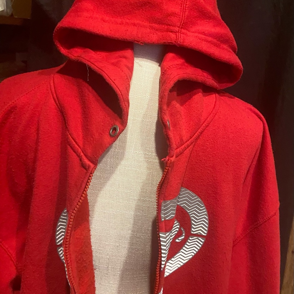 Mens jacket with hoodie used
